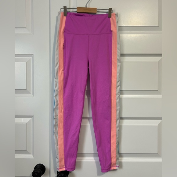 Lilly Pulitzer Striped Amethyst Weekender Luxletic Leggings - Picture 3 of 7